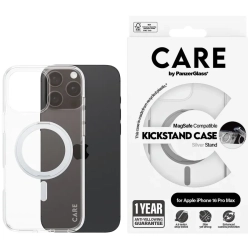 Etui PanzerGlass Feature do iPhone 16 Pro Max, przezroczyste, MagSafe i