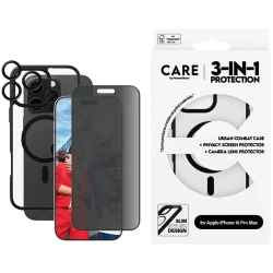 PANZERGLASS Flagship 3-in-1 Privacy Bundle iPhone 16 Pro Max