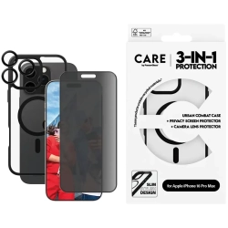 PanzerGlass Flagship 3-in-1 Privacy Bundle iPhone 16 Pro Max