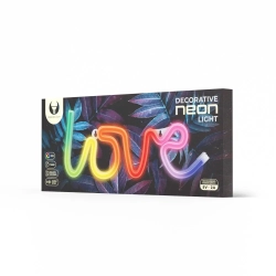 Neon LED RGB Forever Light LOVE FLRN01 z pilotem