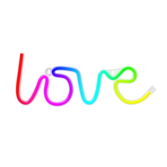 Neon LED RGB Forever Light LOVE FLRN01 z pilotem