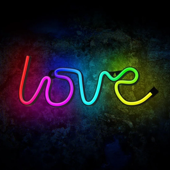 Neon LED RGB Forever Light LOVE FLRN01 z pilotem