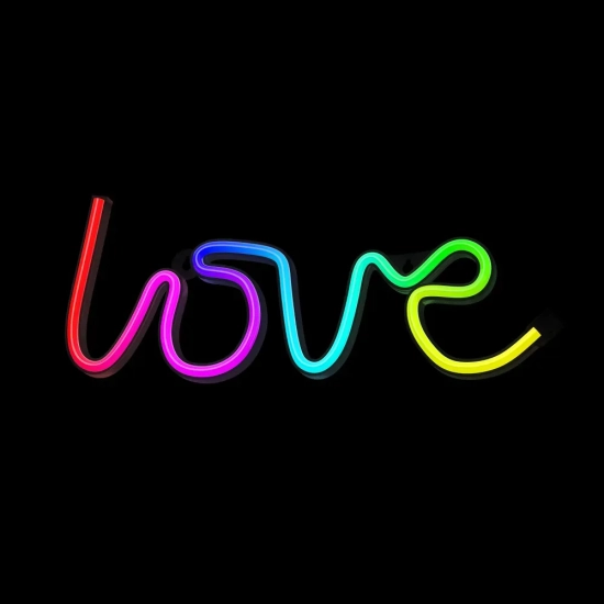 Neon LED RGB Forever Light LOVE FLRN01 z pilotem