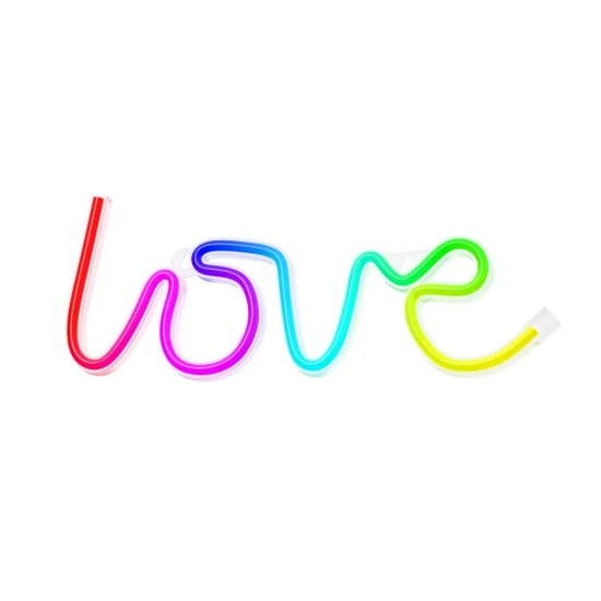 Neon LED RGB Forever Light LOVE FLRN01 z pilotem