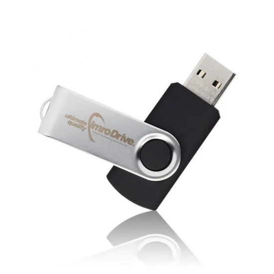 Pendrive Imro Axis Axis/32G 32GB USB 2.0 w czarno-czerwonym wariancie.