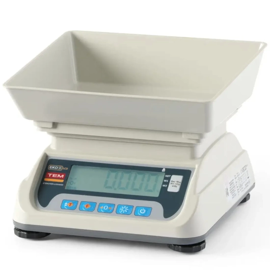 Waga kuchenna TEM ECO+ z legalizacją, TEKO+LCD15T-P1, 15 kg