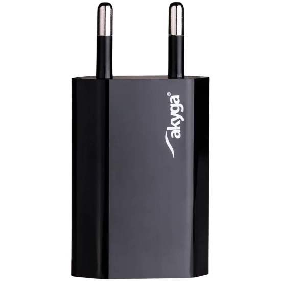 AKYGA Ładowarka sieciowa Akyga AK-CH-03BK 5W USB-A 5V / 1A czarna