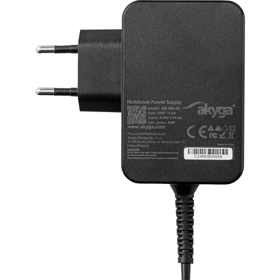Zasilacz USB-C Akyga AK-ND-82 90 W GaN