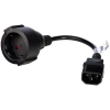 AKYGA Adapter zasilający Akyga AK-PC-10A CCA 3x1mm2 CEE 7/3 / IEC C14 15 cm