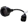 Adapter Akyga AK-PC-10A IEC C14-CEE 7/3 15 cm