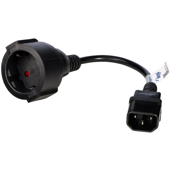 AKYGA Adapter zasilający Akyga AK-PC-10A CCA 3x1mm2 CEE 7/3 / IEC C14 15 cm