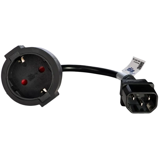 Adapter Akyga AK-PC-10A IEC C14-CEE 7/3 15 cm