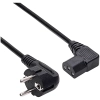 Kabel Akyga AK-PC-12A CEE 7/7-IEC C13 3 m kątowy