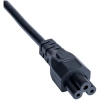 Kabel zasilający Akyga AK-NB-10A IEC C5 3 m czarny