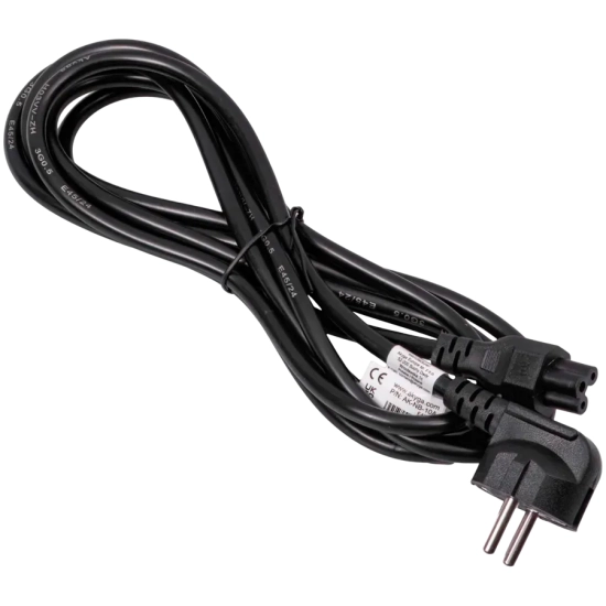 Kabel zasilający Akyga AK-NB-10A IEC C5 3 m czarny