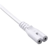 Kabel Akyga AK-RD-07A CEE 7/16-IEC C7 3 m biały