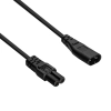 Przedłużacz Akyga AK-RD-08A IEC C8-C7 1,5 m