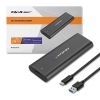 Qoltec Obudowa 50311 M.2 SATA NGFF USB-C