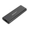Qoltec Obudowa 50311 M.2 SATA NGFF USB-C
