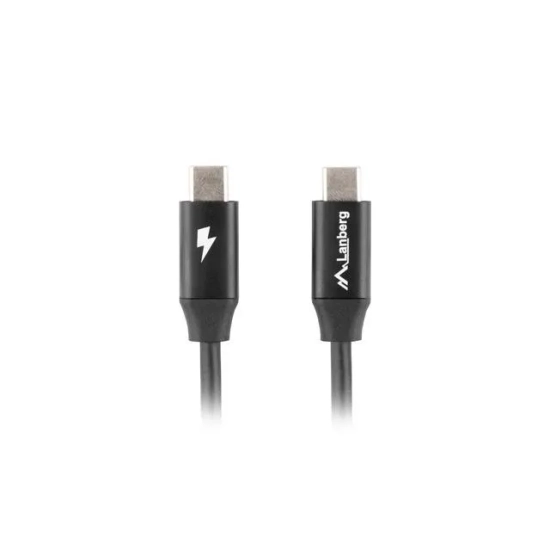 Lanberg Kabel USB-C CA-CMCM-40CU-0018-BK 1,8 m 60 W