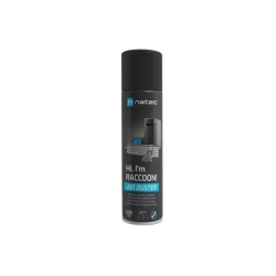 Puszka Natec Raccoon Air 600 ml, model NSC-1763, przeznaczona do czyszczenia sprzętu elektronicznego. Puszka Natec Raccoon Air 600 ml, model NSC-1763, przeznaczona do czyszczenia sprzętu elektronicznego.