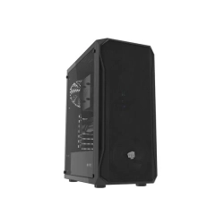Czarna obudowa komputerowa Fury Shobo SH4F NFO-2152 typu Midi Tower z bocznym panelem ze szkła hartowanego. Czarna obudowa komputerowa Fury Shobo SH4F NFO-2152 typu Midi Tower z bocznym panelem ze szkła hartowanego.