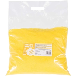 GSG24 Kolorowy cukier do waty cukrowej żółty o smaku waniliowym 5kg