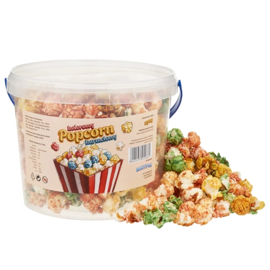 Bartpol PopCorn gotowy karmelowy kolorowy 100g / 1L