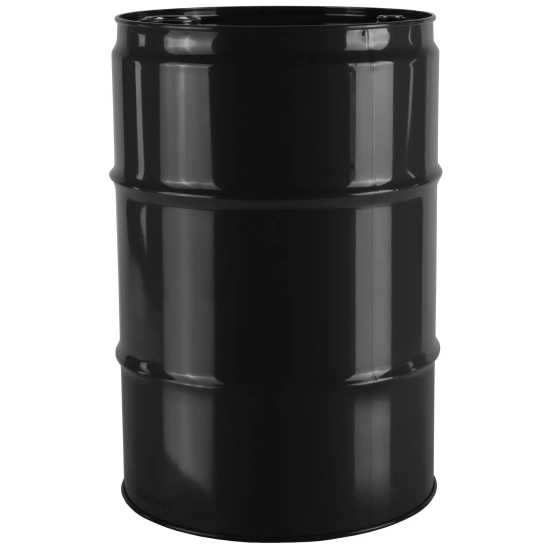 Beczkopol Beczka stalowa metalowa TH 60L korki 2 i 3/4 - CZARNA