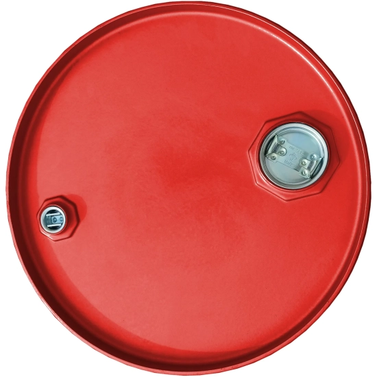 Beczkopol Beczka stalowa metalowa TH 60L korki 2 i 3/4 - CZERWONA