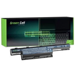 Czarna bateria laptopowa Green Cell AC07, wariant 6600 mAh i 10,8 V, widok produktu.