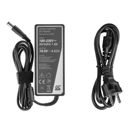 Zasilacz Green Cell PRO AD09P 90W 19,5V do Dell Inspiron i Latitude