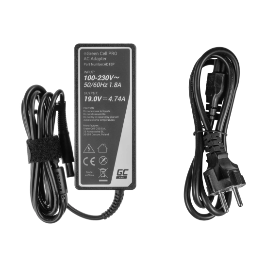 Green Cell Zasilacz do laptopa AD15P 19 V 90 W HP