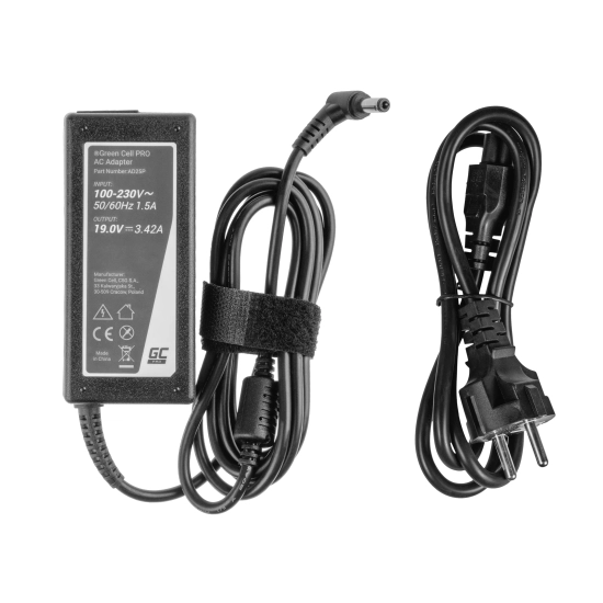 Green Cell AD25P zasilacz do Toshiba 65 W 19 V 3,42A