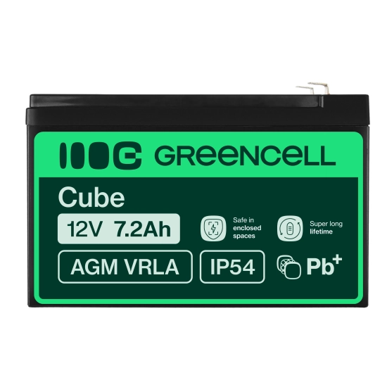 Green Cell Akumulator AGM05 12 V 7,2 Ah AGM