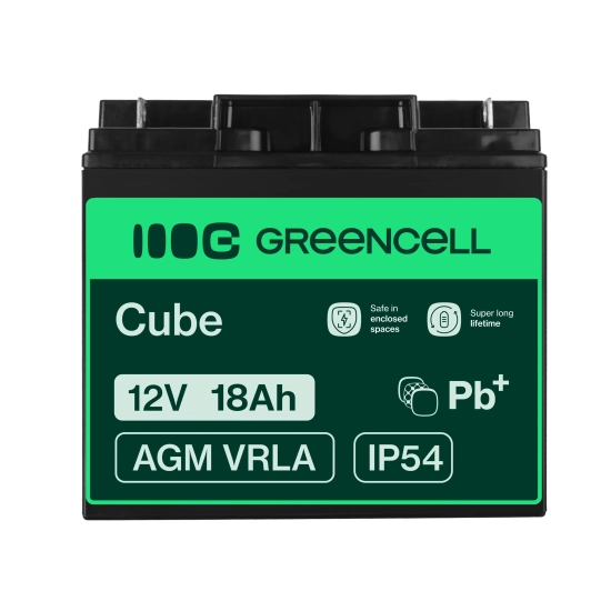 Green Cell Akumulator AGM09 12 V 18 Ah AGM