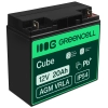 Akumulator Green Cell AGM10, wariant AGM VRLA 12 V 20 Ah, złącze M5 (F3).
