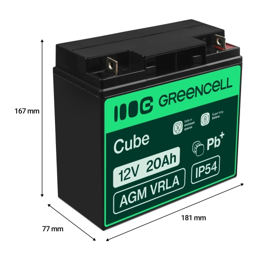 Green Cell Akumulator AGM10 12 V 20 Ah AGM