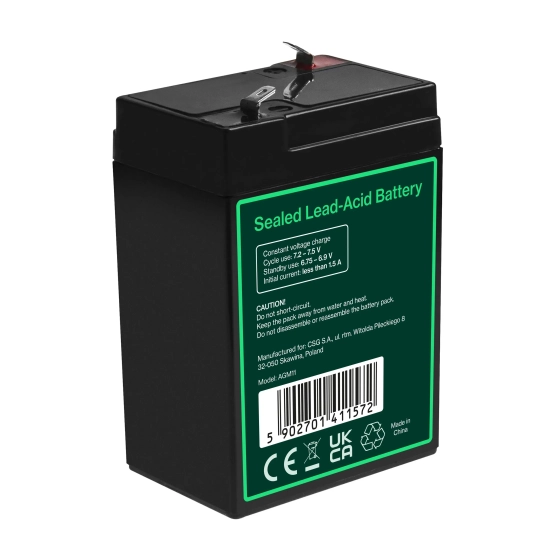 Akumulator Green Cell AGM11 6V 5Ah VRLA AGM