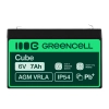 Zdjęcie główne produktu Akumulator AGM Green Cell AGM12 6V 7Ah; wariant AGM12, EAN 5902701411589.