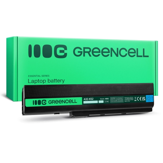 Bateria do laptopa Green Cell AS02 do ASUS A32-K52, 4400 mAh