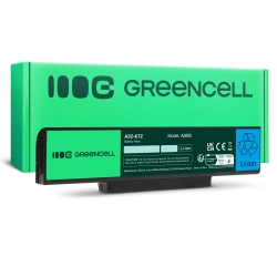 Czarna bateria laptopowa Green Cell AS06, wariant 4400 mAh i 10,8 V, widok produktu.