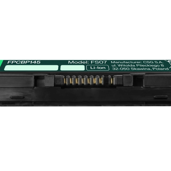 Green Cell FS07 bateria FPCBP145 4400 mAh do Fujitsu LifeBook E751 E752