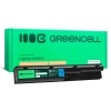 Czarna bateria laptopowa Green Cell HP43, wariant 4400 mAh i 10,8 V, widok produktu.