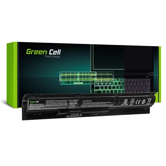 Czarna bateria laptopowa Green Cell HP82, wariant 2200 mAh i 14,8 V, widok produktu.