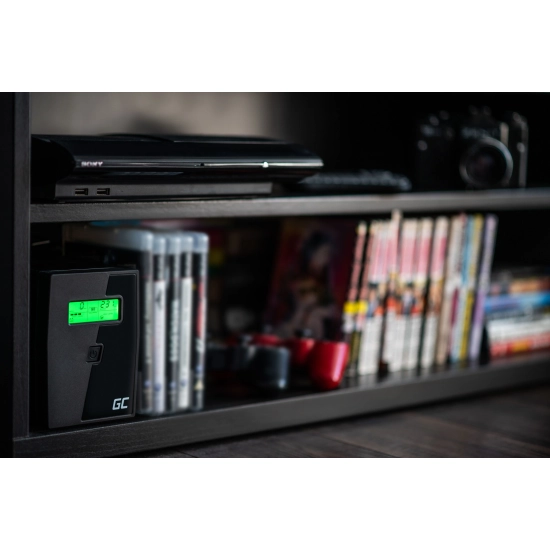 Green Cell UPS tower Zasilacz UPS PowerProof UPS01LCD 600VA
