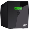 Czarny zasilacz awaryjny UPS Green Cell PowerProof UPS05 2000VA 1200W.