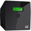 Czarny zasilacz awaryjny UPS Green Cell PowerProof UPS08 1000VA 700W.