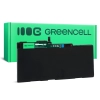 Czarna bateria laptopowa Green Cell HP68, wariant 4000 mAh i 11,1 V, widok produktu.