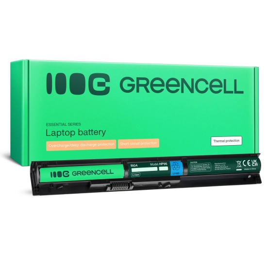 Czarna bateria laptopowa Green Cell HP96, wariant 2200 mAh i 14,8 V, widok produktu.